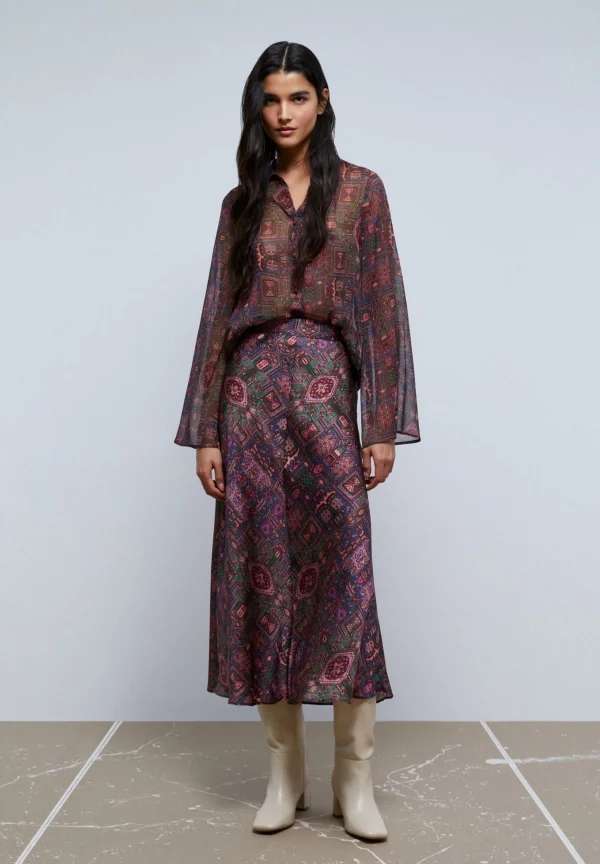 scalperscompany Camisa Print Etnico-Mujer Coleccion