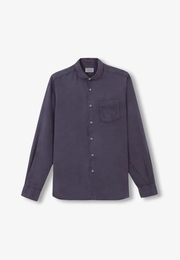 scalperscompany Camisa Tencel Bolsillo-Hombre Camisas