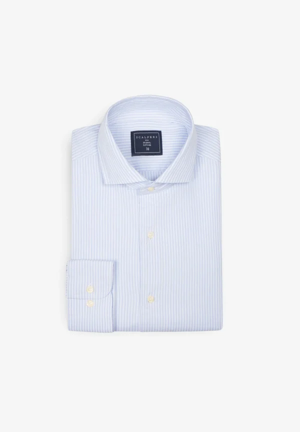 scalperscompany Camisa Vestir Basica-Hombre Camisas