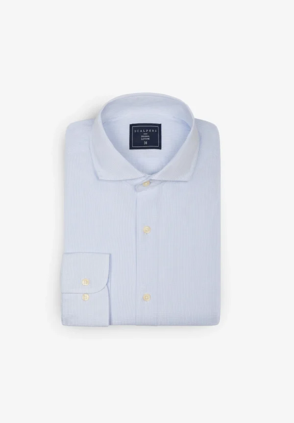 scalperscompany Camisa Vestir Basica-Hombre Camisas