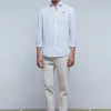 scalperscompany Camisa Vestir Calavera Contraste-Hombre Camisas