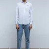 scalperscompany Camisa Vestir Calavera Contraste-Hombre Camisas