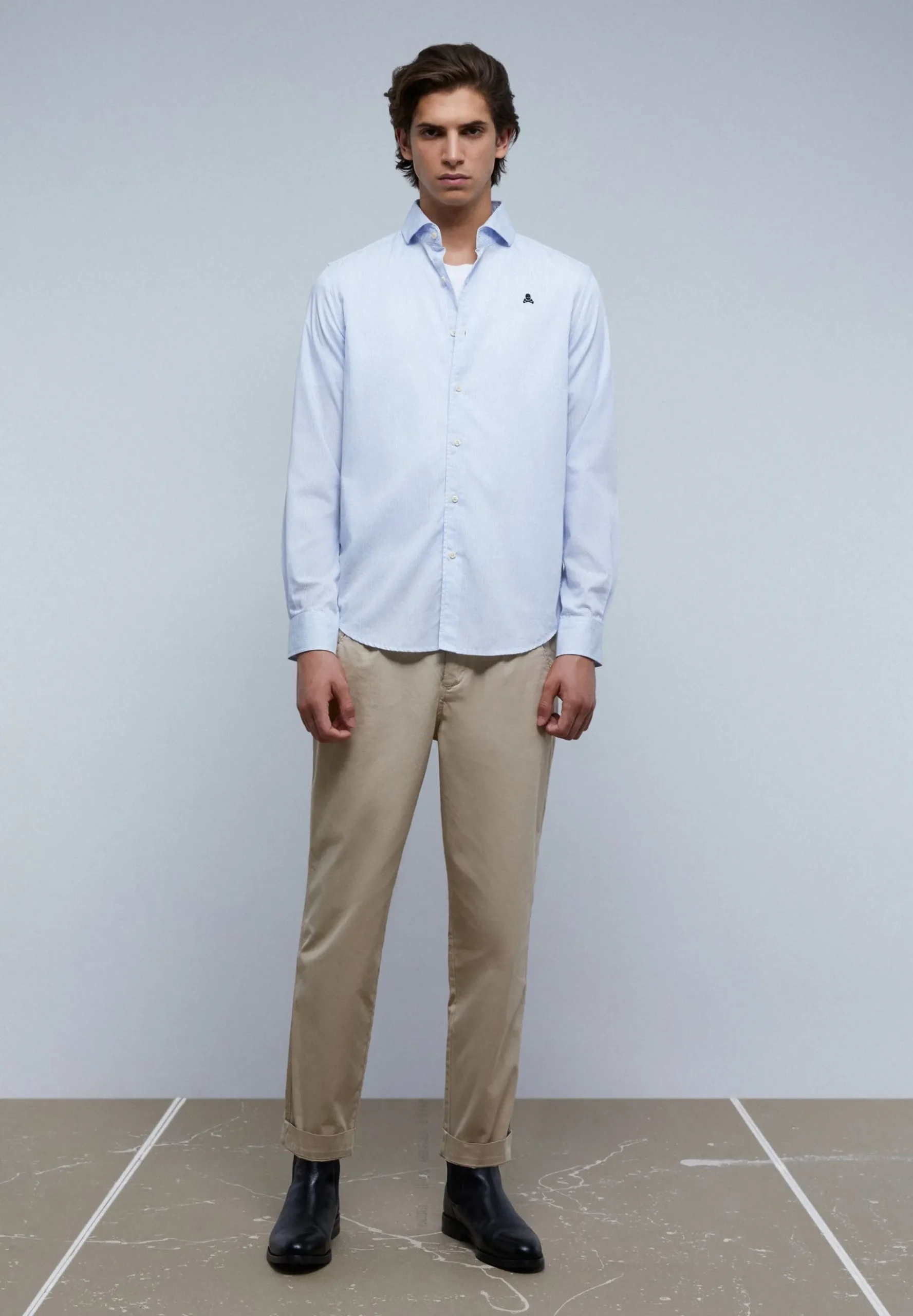 camisa_vestir_calavera_co_1.webp scalperscompany Camisa Vestir Calavera Contraste-Hombre Camisas