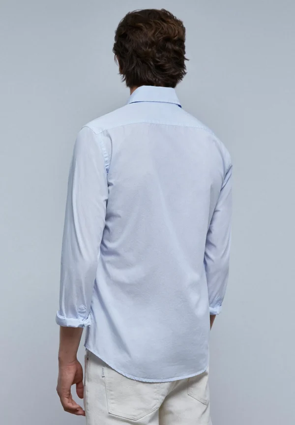 scalperscompany Camisa Vestir Calavera Contraste-Hombre Camisas