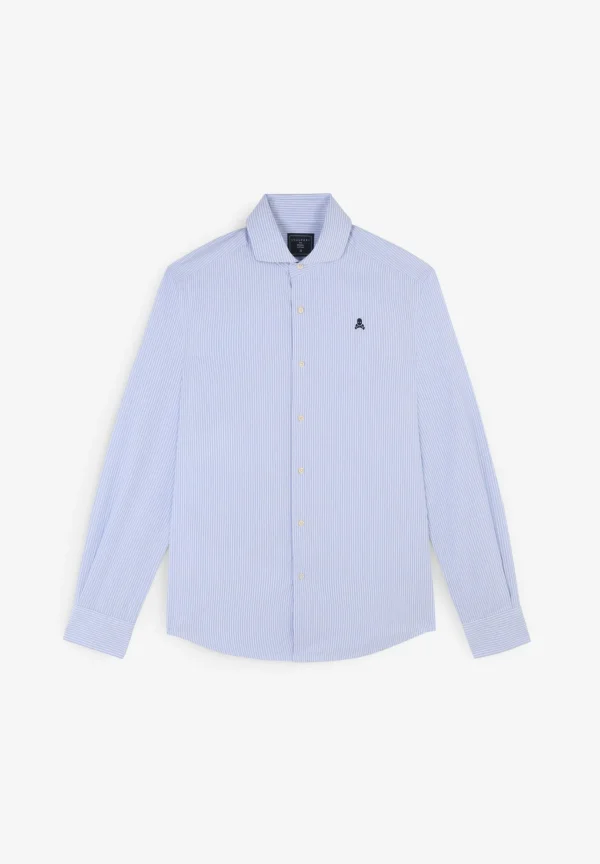 scalperscompany Camisa Vestir Calavera Contraste-Hombre Camisas