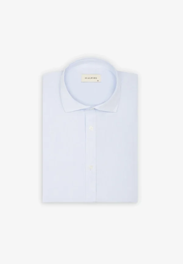 scalperscompany Camisa Vestir Clasica Slim Fit-Hombre Camisas
