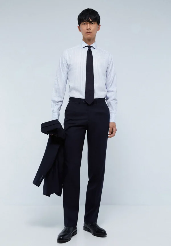 scalperscompany Camisa Vestir Puno Clasico-Hombre Camisas