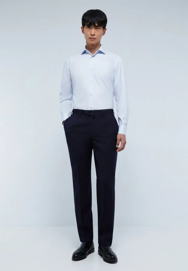 scalperscompany Camisa Vestir Puno Mixto-Hombre Camisas