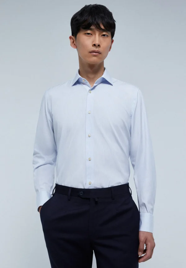 scalperscompany Camisa Vestir Puno Mixto-Hombre Camisas