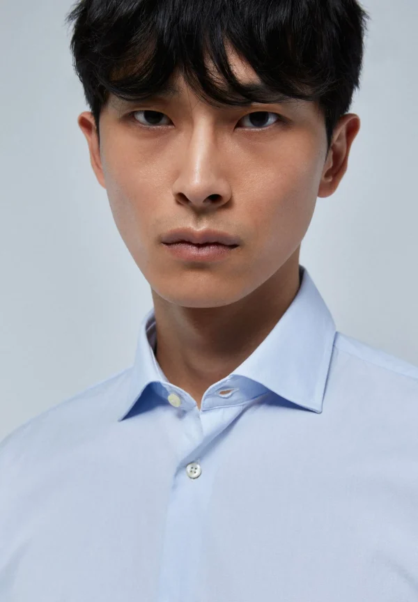 scalperscompany Camisa Vestir Puno Mixto-Hombre Camisas