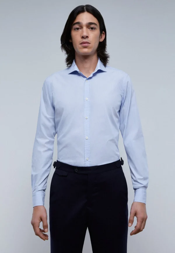 scalperscompany Camisa Vestir Rayas Slim Fit-Hombre Camisas