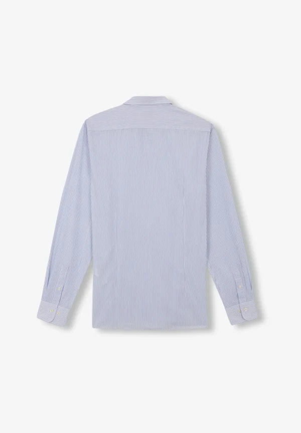 scalperscompany Camisa Vestir Rayas Slim Fit-Hombre Camisas