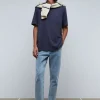 scalperscompany Camiseta Basica Calavera Relaxed Fit-Hombre Camisetas