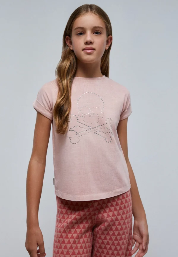 scalperscompany Camiseta Calavera Cristales-Niños Camisetas
