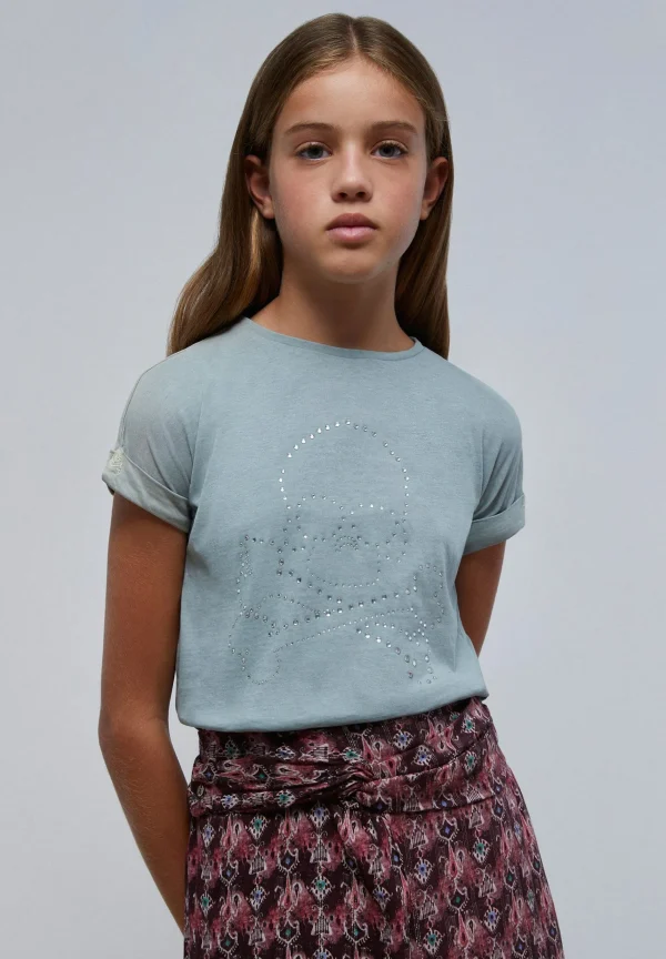 scalperscompany Camiseta Calavera Cristales-Niños Camisetas