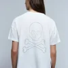 scalperscompany Camiseta Costura Calavera Trasera-Mujer Camisetas Y Tops