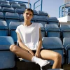 scalperscompany Camiseta Deportiva Paneles Adn-Mujer Ropa Deportiva