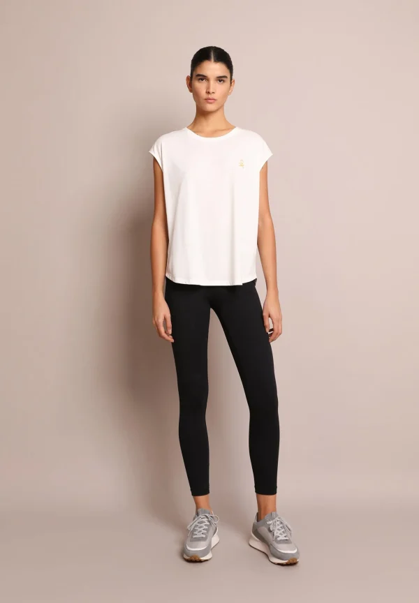 scalperscompany Camiseta Deportiva Paneles Adn-Mujer Ropa Deportiva