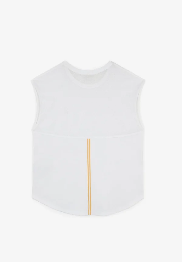scalperscompany Camiseta Deportiva Paneles Adn-Mujer Ropa Deportiva