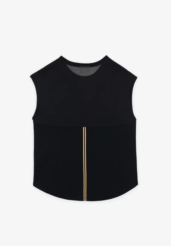 scalperscompany Camiseta Deportiva Paneles Adn-Mujer Ropa Deportiva