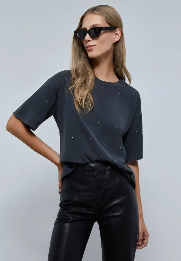 scalperscompany Camiseta Detalle Cristales-Mujer Camisetas Y Tops