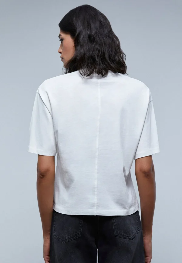 scalperscompany Camiseta Detalle Cristales-Mujer Camisetas Y Tops