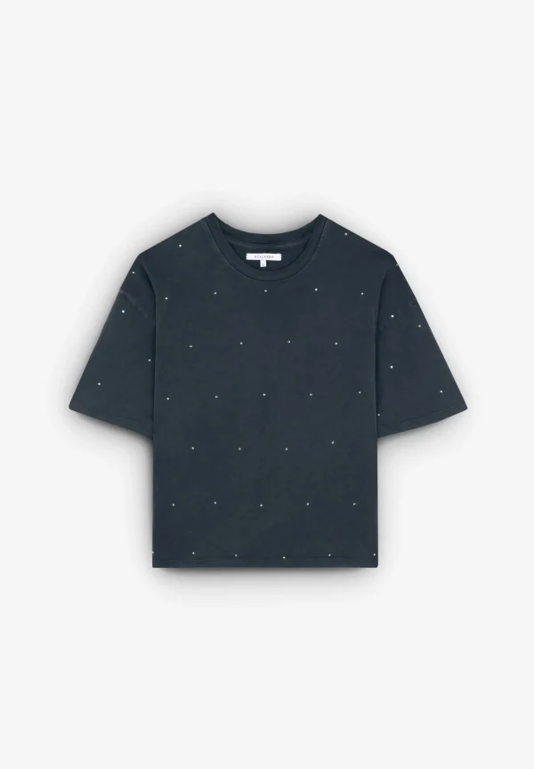 scalperscompany Camiseta Detalle Cristales-Mujer Camisetas Y Tops