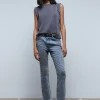 scalperscompany Camiseta Detalle Pliegue-Mujer Camisetas Y Tops