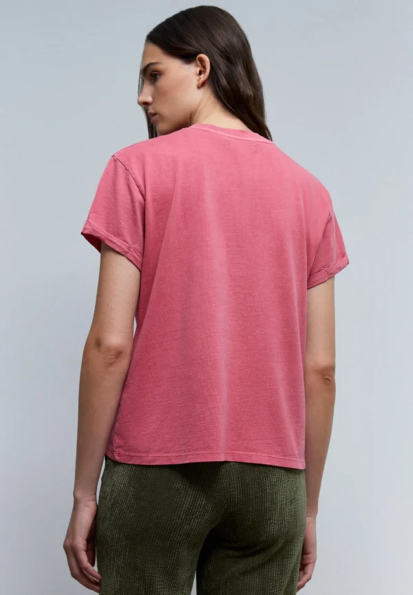 scalperscompany Camiseta Dibujo Bordado-Mujer Camisetas Y Tops