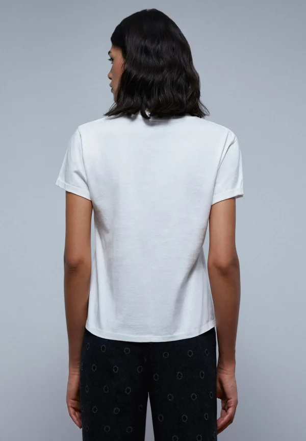 scalperscompany Camiseta Dibujo Bordado-Mujer Camisetas Y Tops