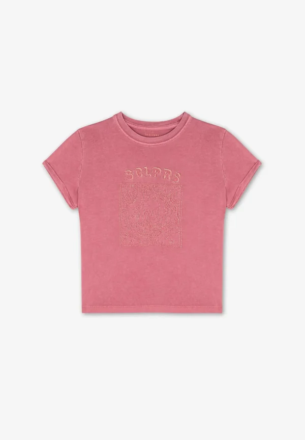 scalperscompany Camiseta Dibujo Bordado-Niños Mini Me