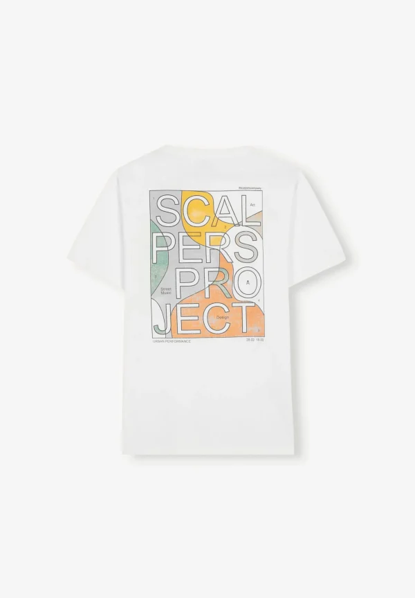 scalperscompany Camiseta Dibujo Logo Trasero-Hombre Camisetas