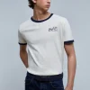 scalperscompany Camiseta Flame Contraste-Hombre Camisetas