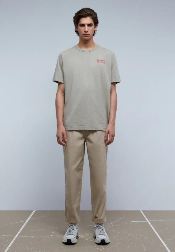 scalperscompany Camiseta Flame Dibujo Trasero-Hombre Camisetas