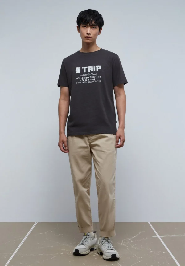 scalperscompany Camiseta Flame Rustica-Hombre Camisetas