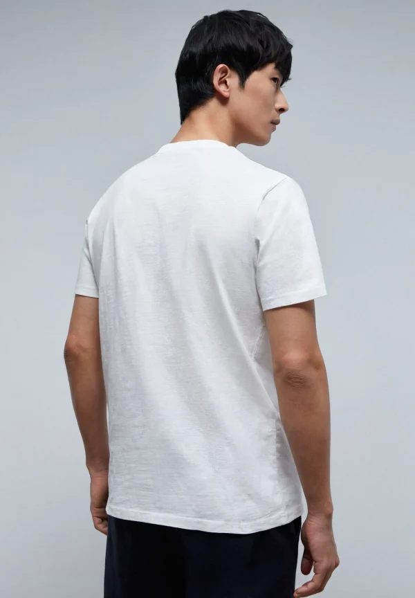 scalperscompany Camiseta Flame Rustica-Hombre Camisetas