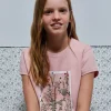 scalperscompany Camiseta Flores Foil-Niños Camisetas