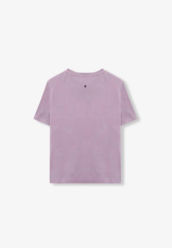 scalperscompany Camiseta Lavada Plisado Lateral-Mujer Camisetas Y Tops