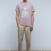 scalperscompany Camiseta Lavada Print Frontal-Hombre Camisetas