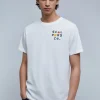 scalperscompany Camiseta Logo Frontal Flocado-Hombre Camisetas