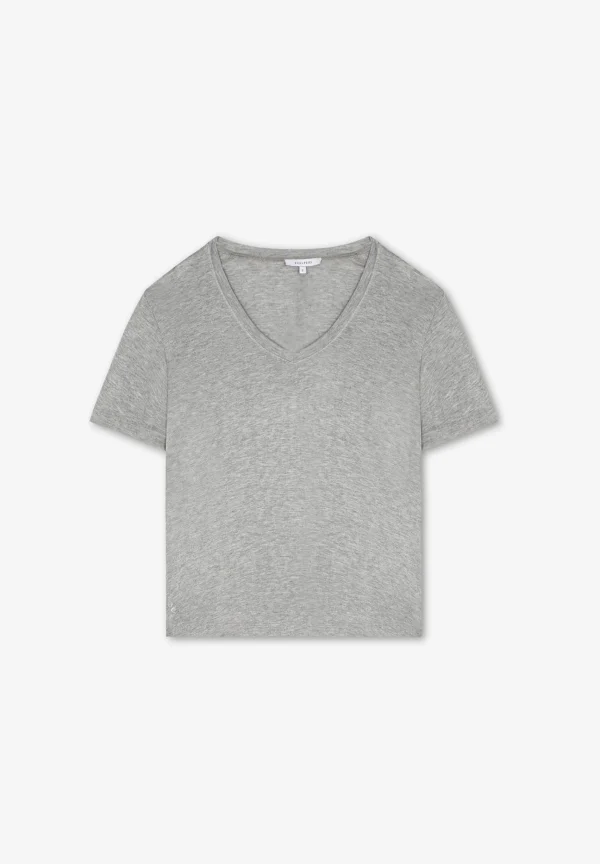 scalperscompany Camiseta Lurex Fruncido Lateral-Mujer Camisetas Y Tops