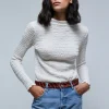 scalperscompany Camiseta Perkins Textura-Mujer Camisetas Y Tops