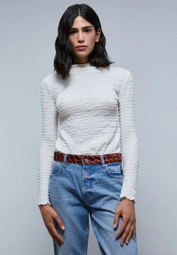scalperscompany Camiseta Perkins Textura-Mujer Camisetas Y Tops