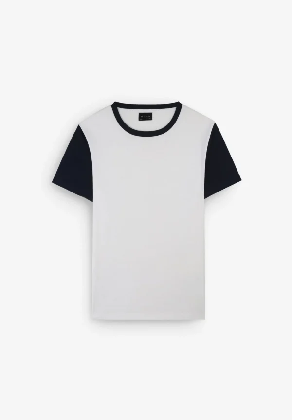 scalperscompany Camiseta Premium Manga Contraste-Hombre Camisetas