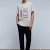 scalperscompany Camiseta Print Abstracto-Hombre Camisetas