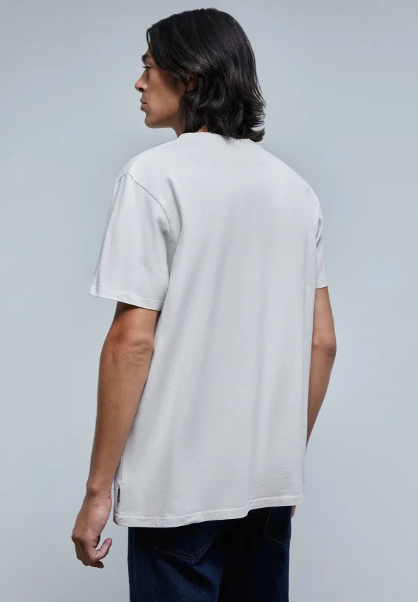 scalperscompany Camiseta Print Abstracto-Hombre Camisetas