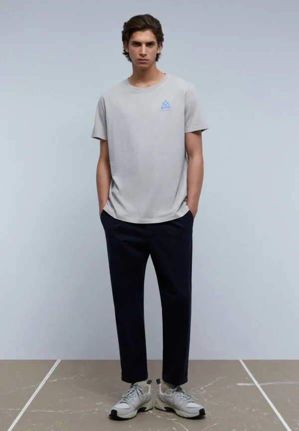 scalperscompany Camiseta Print Contraste-Hombre Camisetas