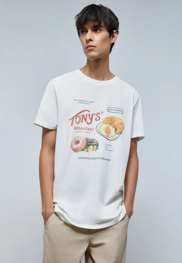 scalperscompany Camiseta Print Frontal-Hombre Camisetas