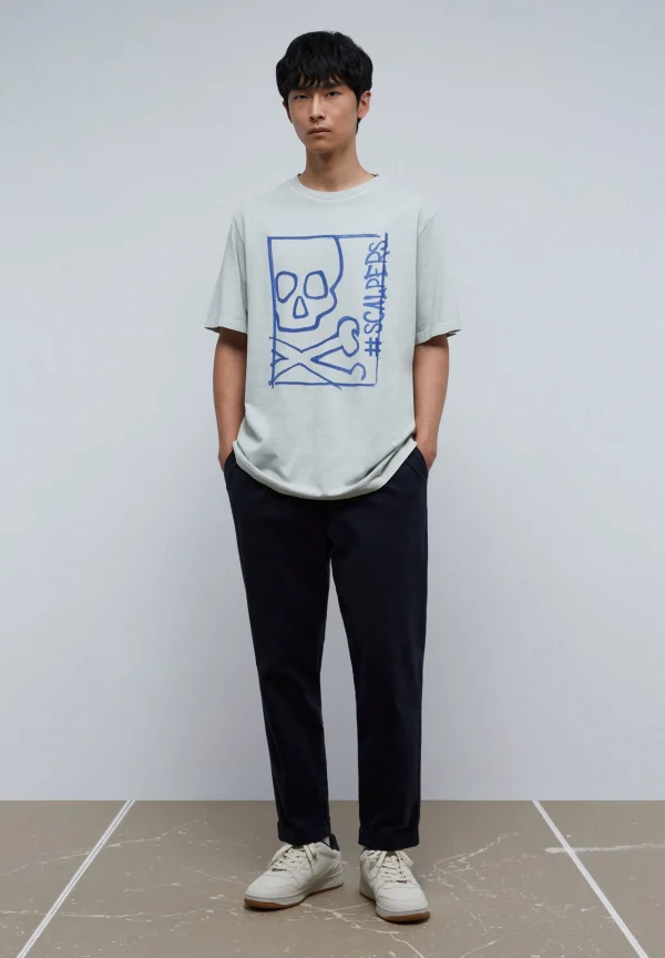 scalperscompany Camiseta Print Frontal-Hombre Camisetas