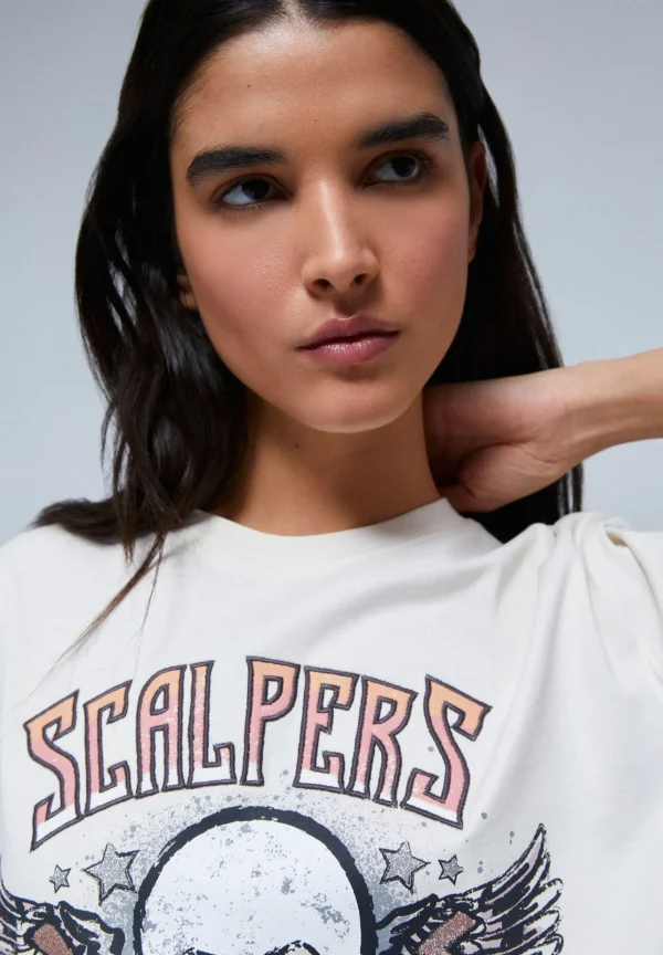 scalperscompany Camiseta Print Frontal-Mujer Camisetas Y Tops
